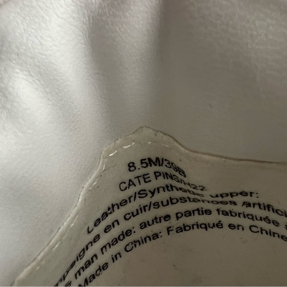 Karl Lagerfeld Women's Cate Pins White Sneakers Size 8.5 Needs Laces - Picture 6 of 11